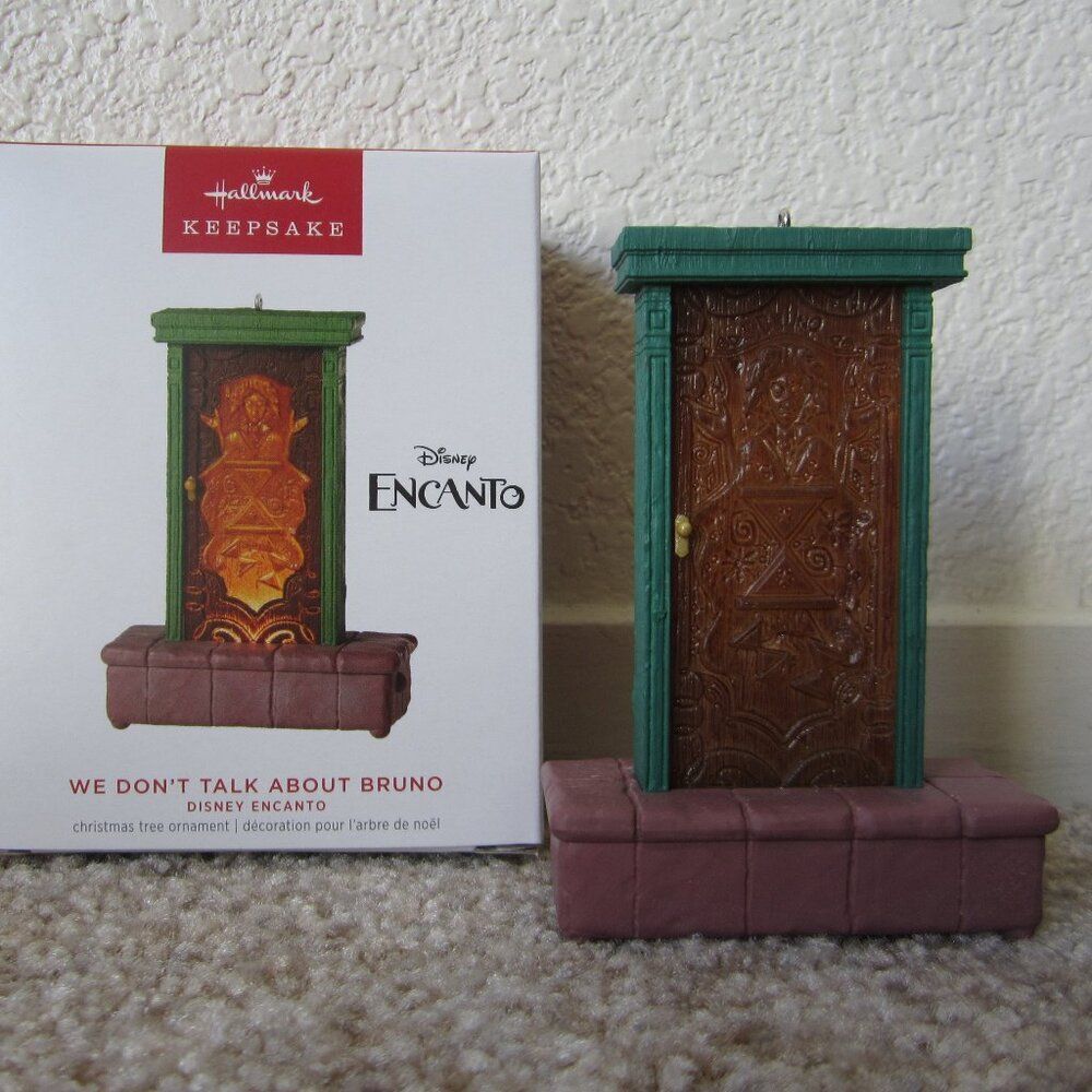 Disney Encanto We Don't Talk About Bruno 2023 Hallmark ornament w/ magic sound